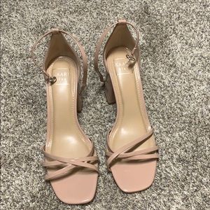 Kaari Blue block heel sandals